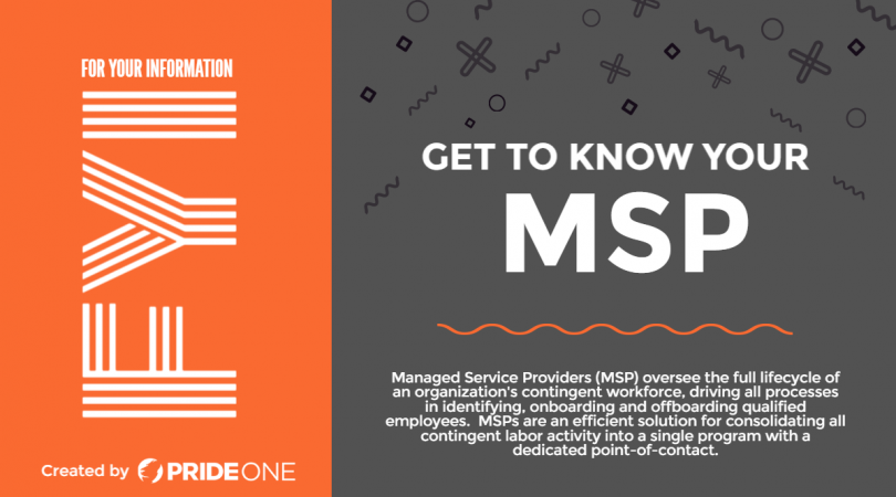 For Your Information: Get to know your MSP