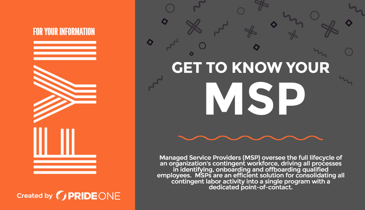 For Your Information: Get to know your MSP